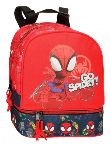 MOCHILA PORTAMERIENDAS 28CM. GO SPIDEY